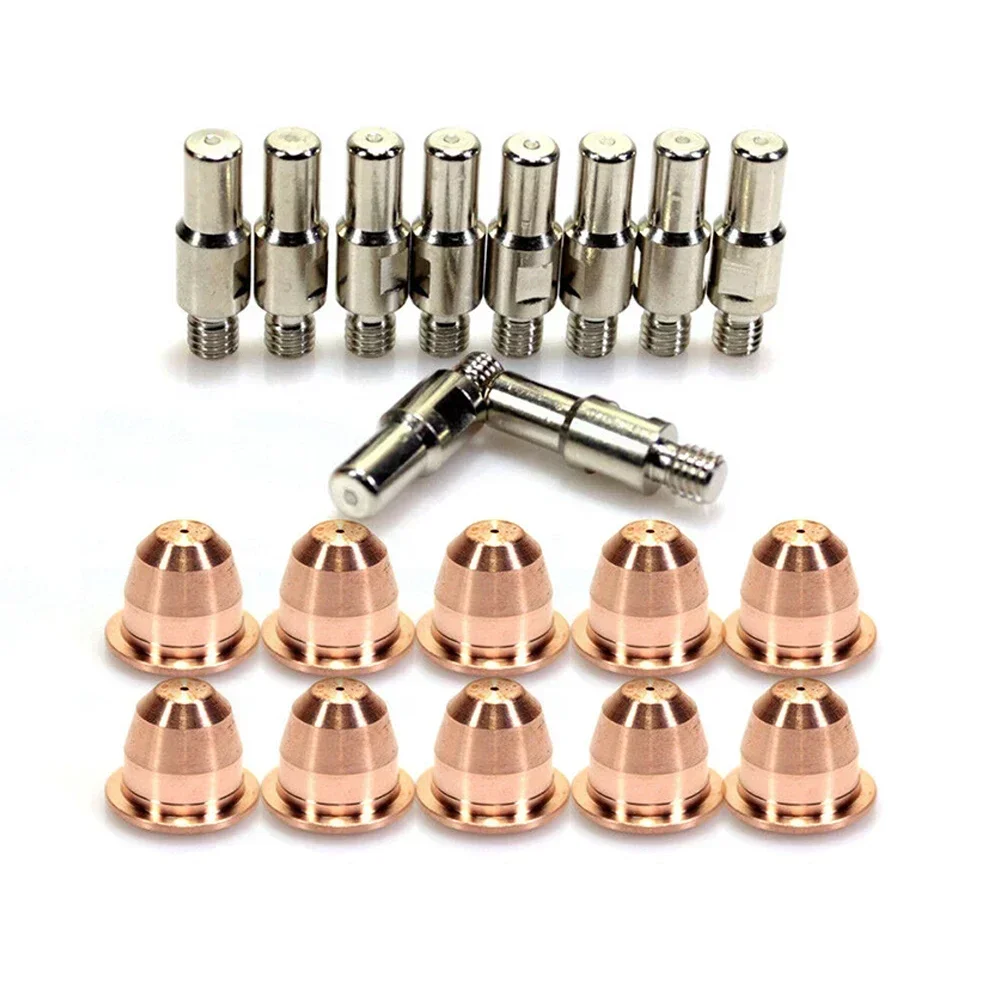 

20Pcs Plasma Cutter Consumable Kit Fittings Spare Parts For S25 S45 Plasma Torch CROS-ARC 40NHF Welding Equipment Accessories