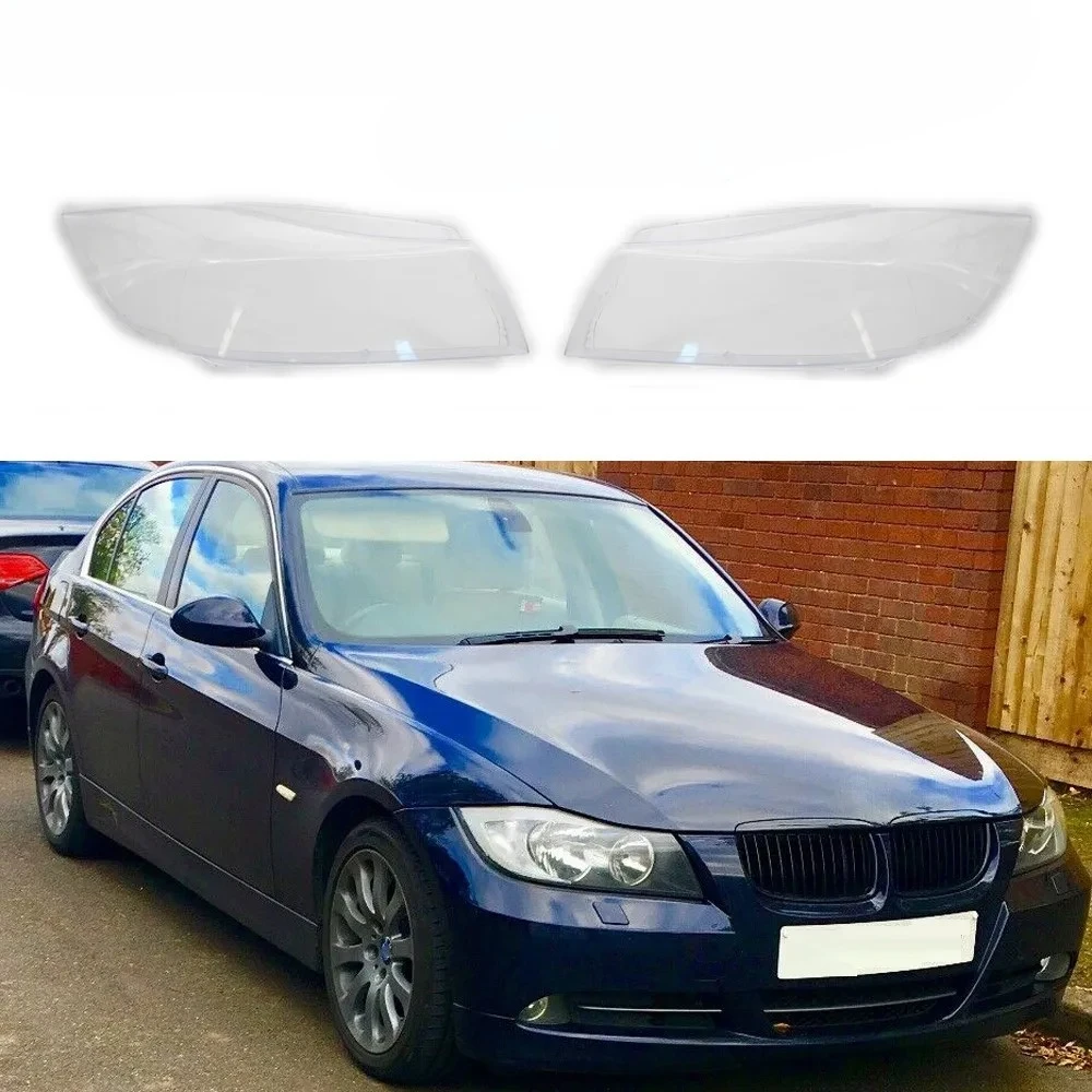 Для BMW 3 серии E90 E91 2005 2006 2007 2008 2009 передние автомобильные галогенные фары абажур автомобильные фары крышка
