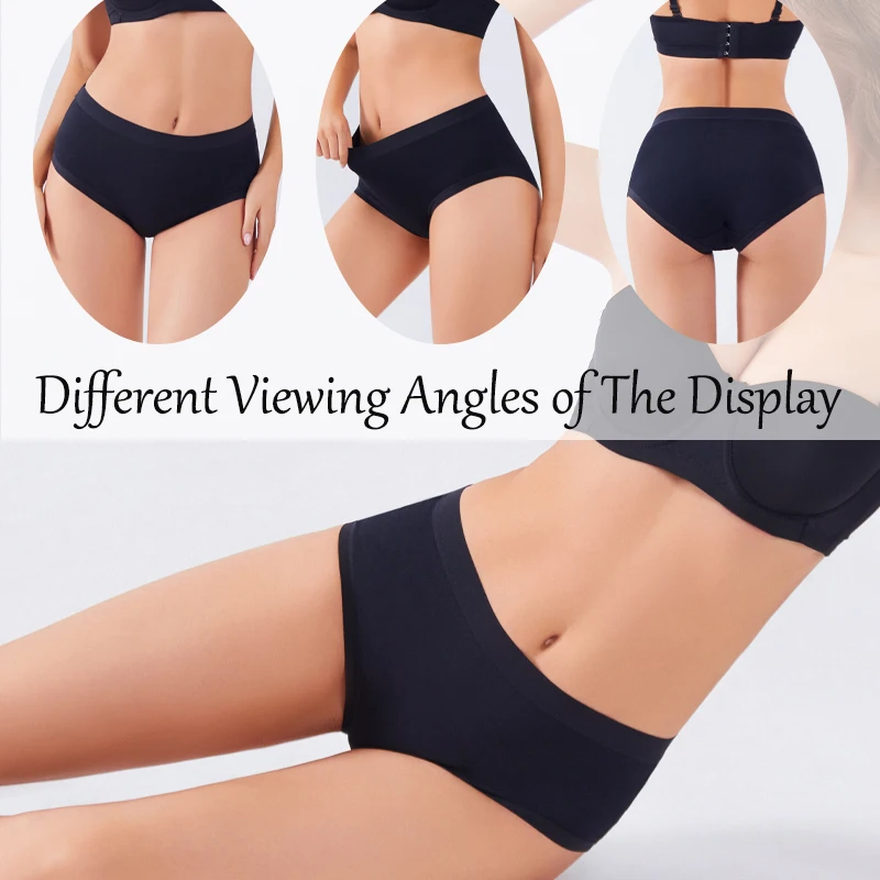 FINETOO 3Pcs/Set Seamless Cotton Panties Women Solid Color High Rise Elastic Briefs Female Soft Comfortable Breathable Underwear