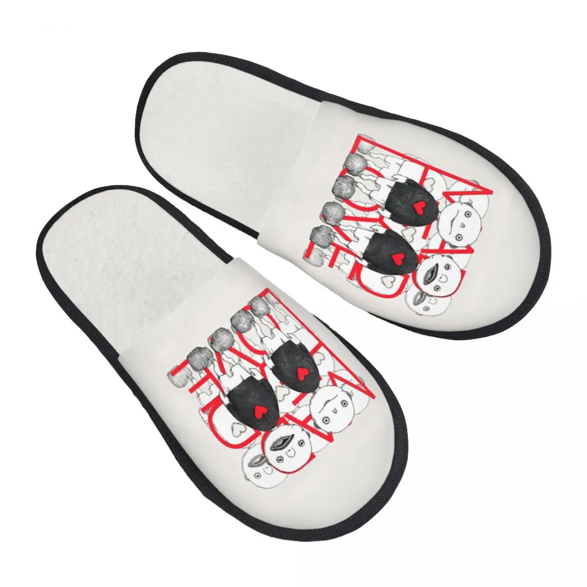 

Custom Print Women Japane Rock Singer Kenshi Yonezus House Slippers Cozy Warm Memory Foam Fluffy Slipper Indoor Outdoor Shoes