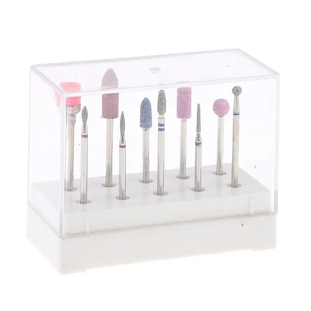 

10pcs Bit Cuticle Clean Pilshing Gel Remove for Manicure Pedicure