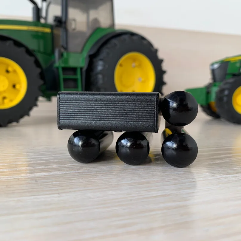 Metalen Accubak Gasopslagtank Decoratie voor 1/14 Tamiya RC Truck SCANIA 770S VOLVO Mercedes-Benz ACTROS 3363 MAN Auto-onderdelen