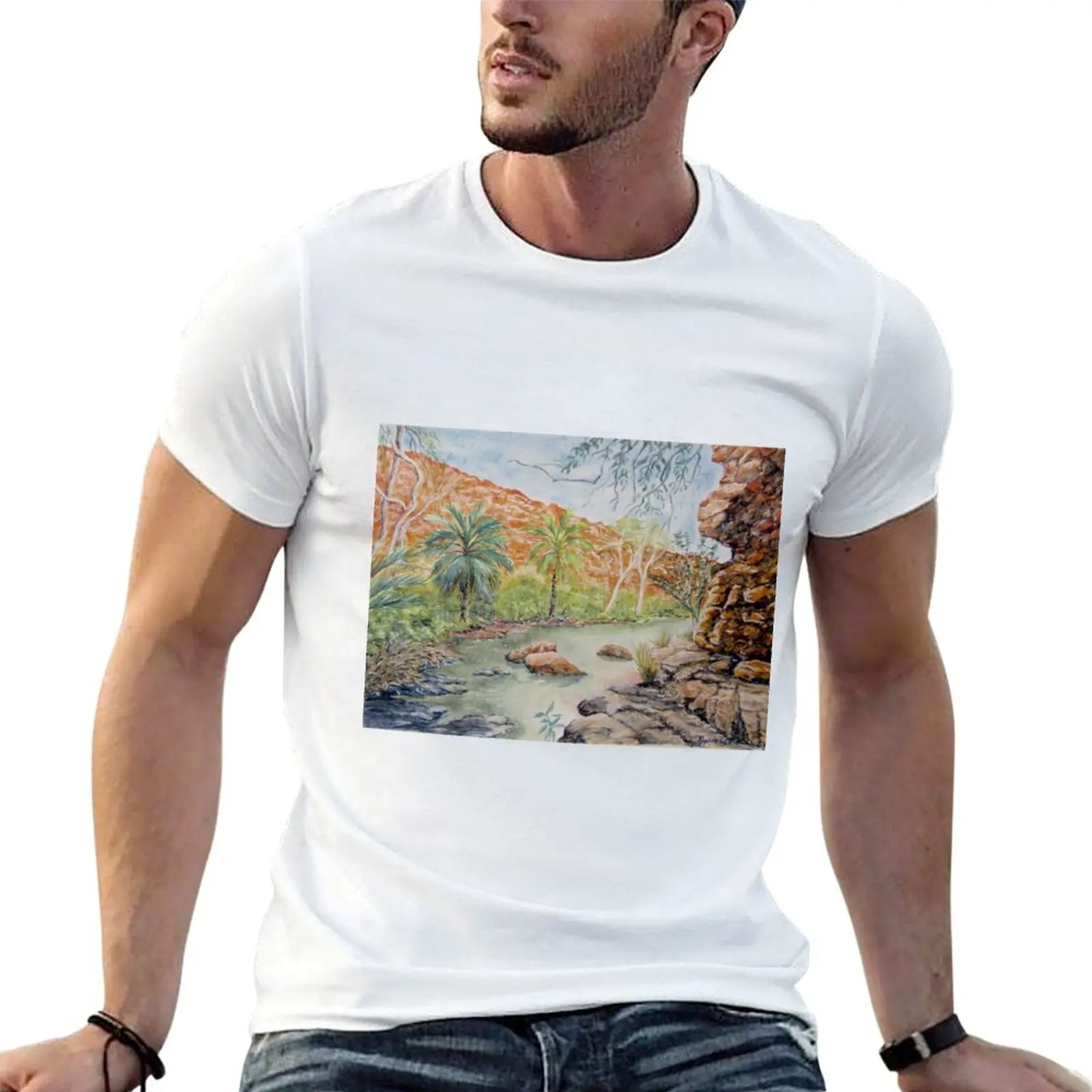Amalia Gorge, El Questro, Kimberly T-Shirt man t shirt funny gifts heavy weight t shirts for men