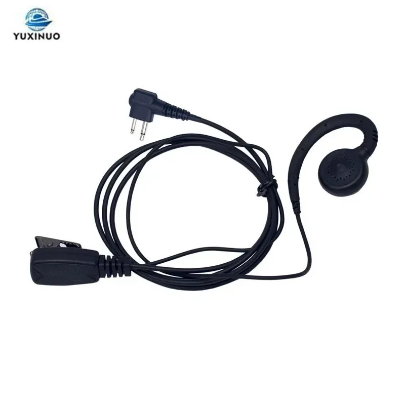 2 Pin PTT MIC Headset Earpiece for HYT Hytera TC-500 518 580 TC-446S TC-600 610 620 618 TC-700 TC500 TC600 TC700 Walkie Talkie