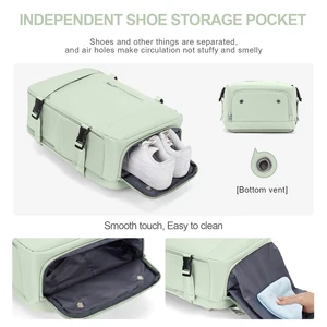 حقيبة ظهر للسفر للنساء والرجال أفضل طائرة مقصورة معتمدة للطيران كبيرة 40x30x15 أفضل 6 مقبض تلسكوبي للمبيعات للأمتعة - رقم 1