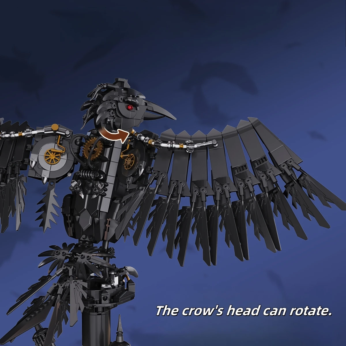 1018 STKS 2025 Nieuwe MOC Technische Mechanische Kraai Bouwstenen Bricks Assembleren Model DIY Speelgoed voor Kinderen Verjaardagscadeau