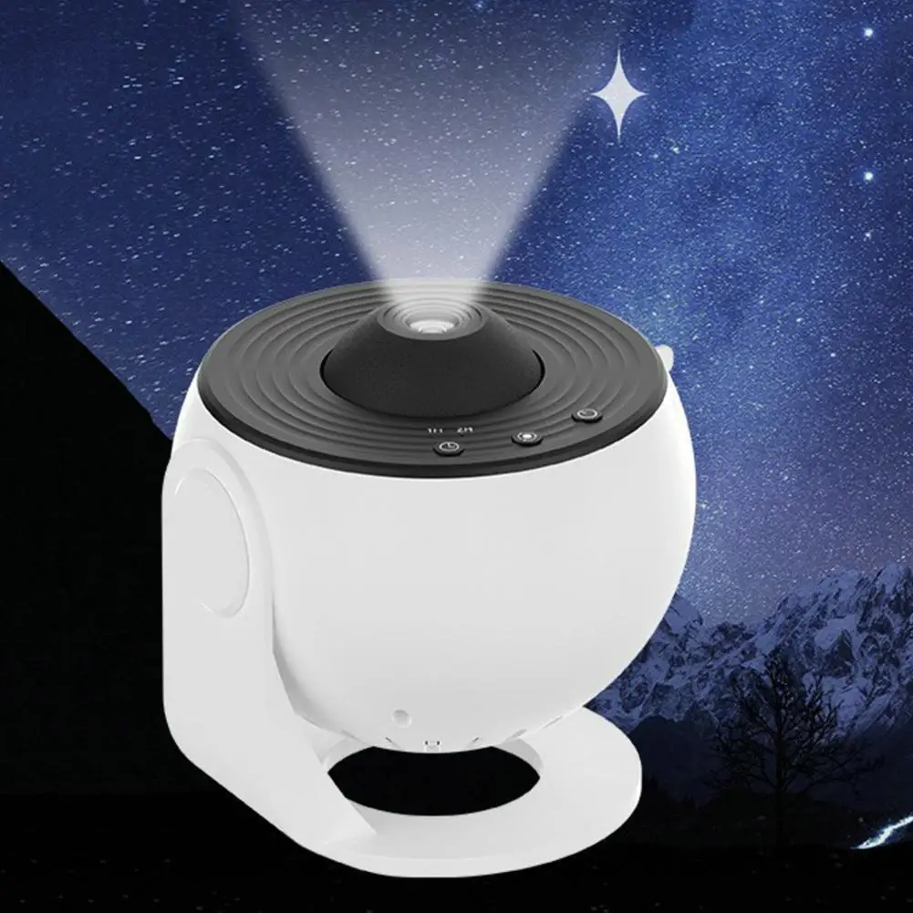 Led Lamp Energy-saving Starry Sky Projector Led Night Light with Low Noise 360-degree Rotating Table Lamp for A Relaxing