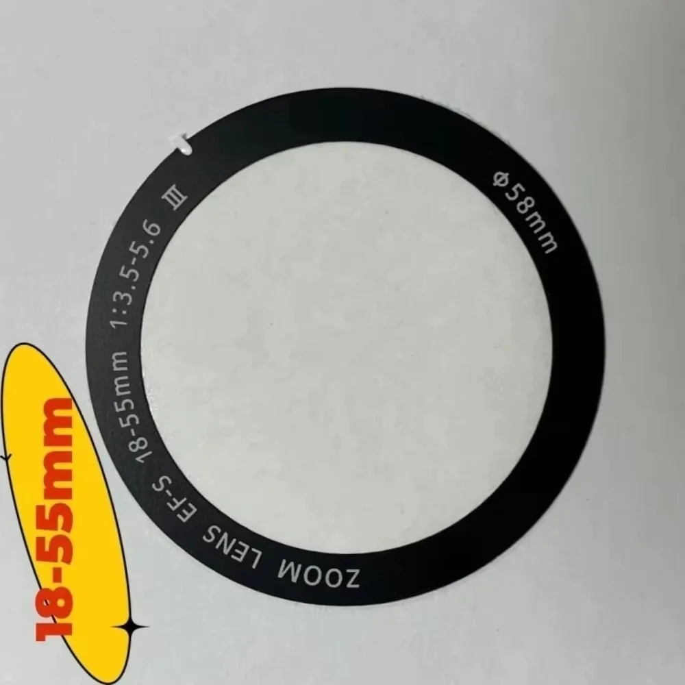 For Canon Zoom Lens EF-S 18-55mm III 3rd Generation Pressure Ring Decorative Label Camera Part