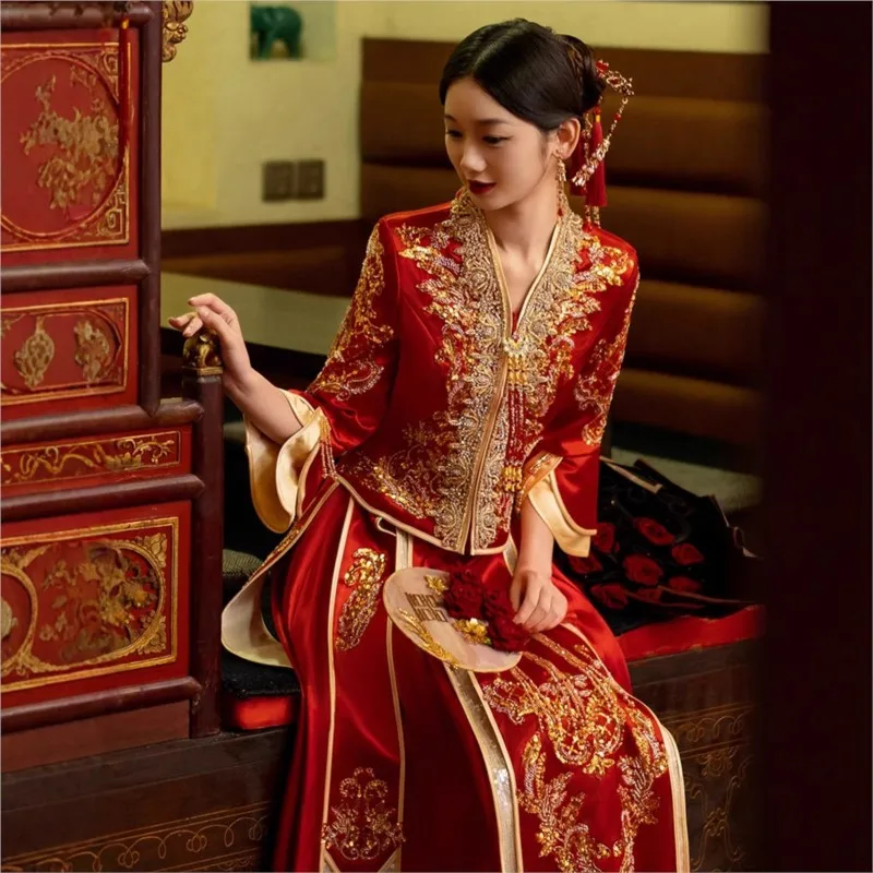 

Новое свадебное платье и наряд в китайском стиле.