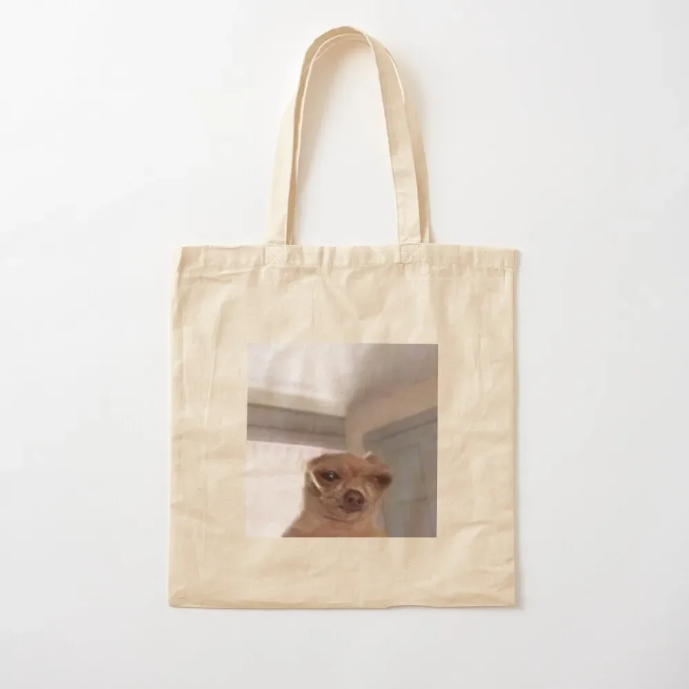 

Sad Dog Meme Tote Bag hand bag hand bag ladies Canvas shoulder Women's shopper