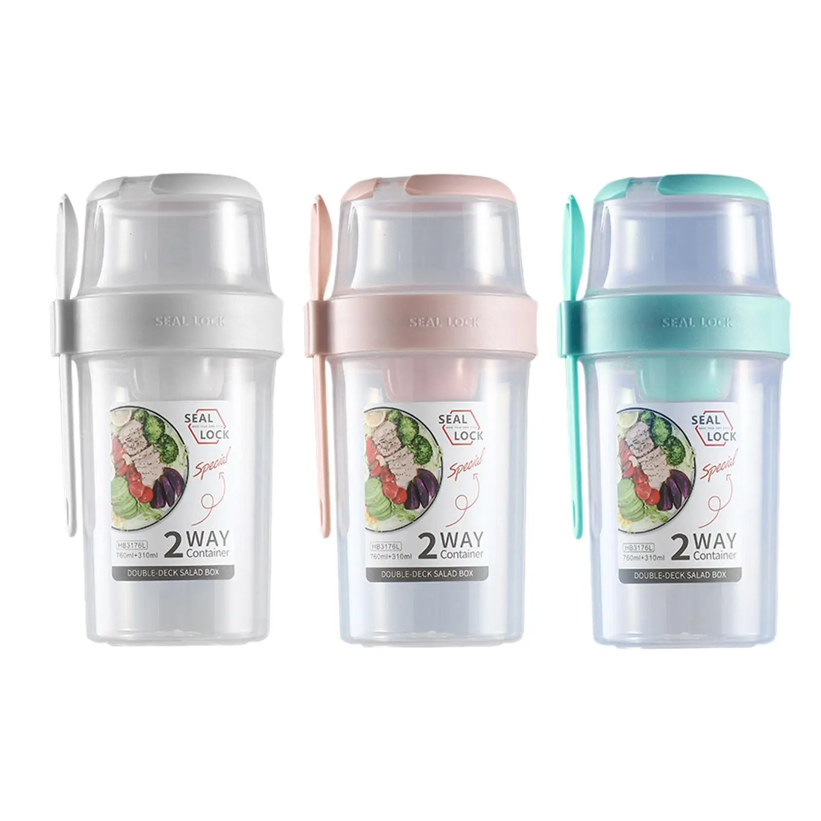 Salad Cup Salad Cup Container for Lunch Dessert Cup for Work Dorm Travel