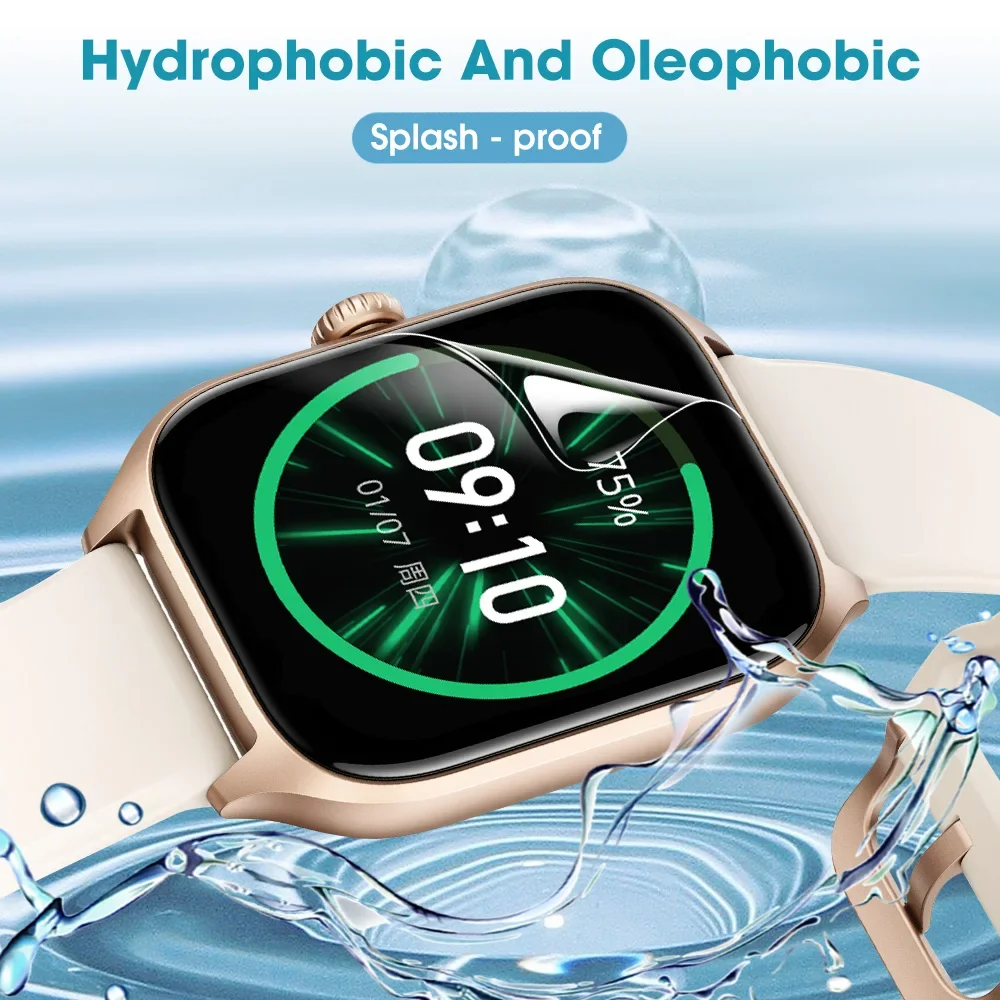 1 Pack Film for Xiaomi Mi Band 8 Pro /7 Pro Screen Protector Films TPU Hydrogel Protective Mi Band 8 Active Protection accessory