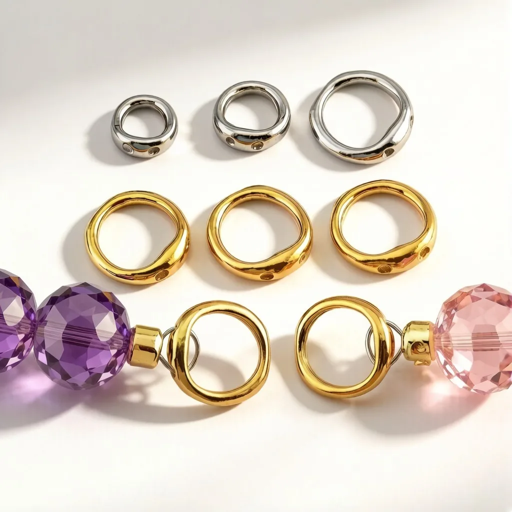 

10/20pcs No Fade Stainless Steel Clasps Wire End Connectors Hooks for DIY Keychain Necklace Bracelet Jewelry Making Accessories