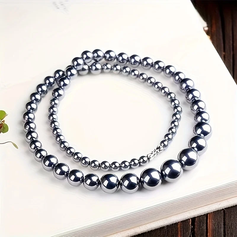 قلادة من الحجر الطبيعي من تيراهيرتز، لتخفيف تعب الرقبة، هدية #3