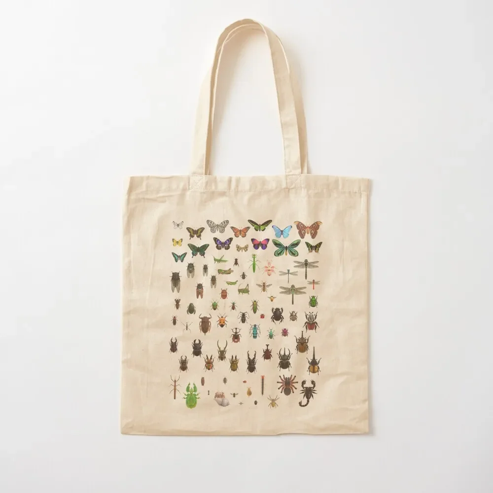 BUGS N’ STUFF Critterpedia Complete Taxonomy Tote Bag shopper bags Reusable bags Beach bag Tote Bag