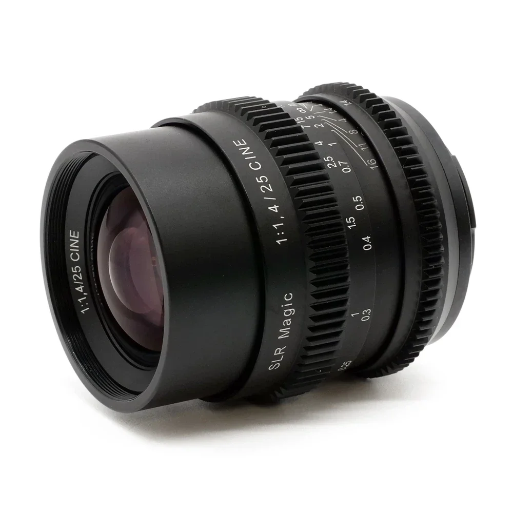 SLR Magic 25mm F1.4 Full Frame Wide Angle Cine Cinema Prime Lens MF / Manual Focus for  E-mount