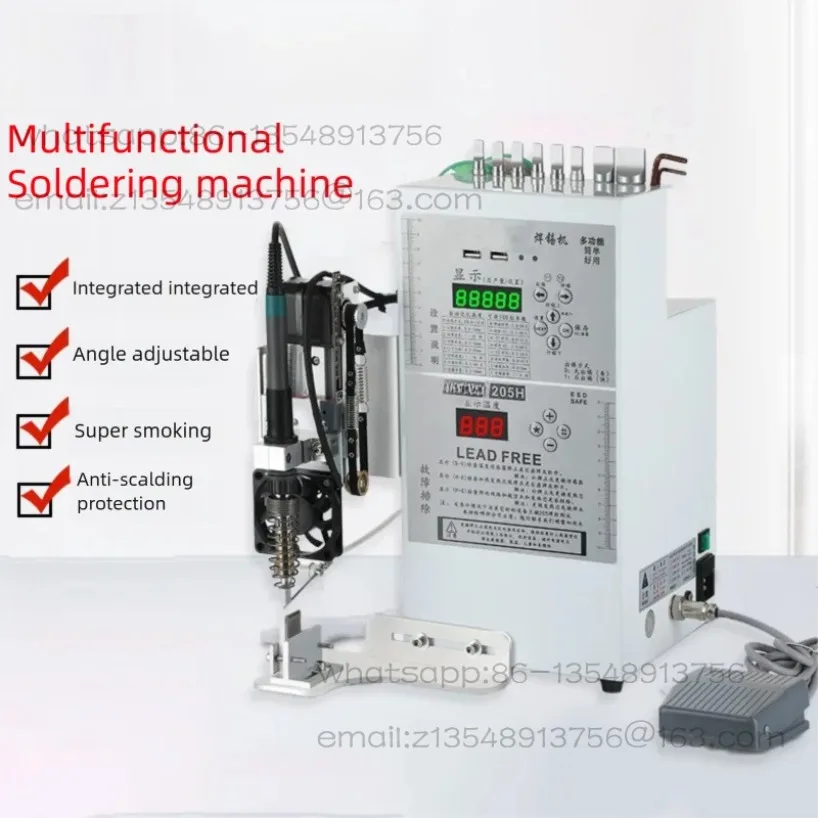 

Semi-automatic soldering machine USB circuit board DB head motor aviation plug welding machine foot-pedal