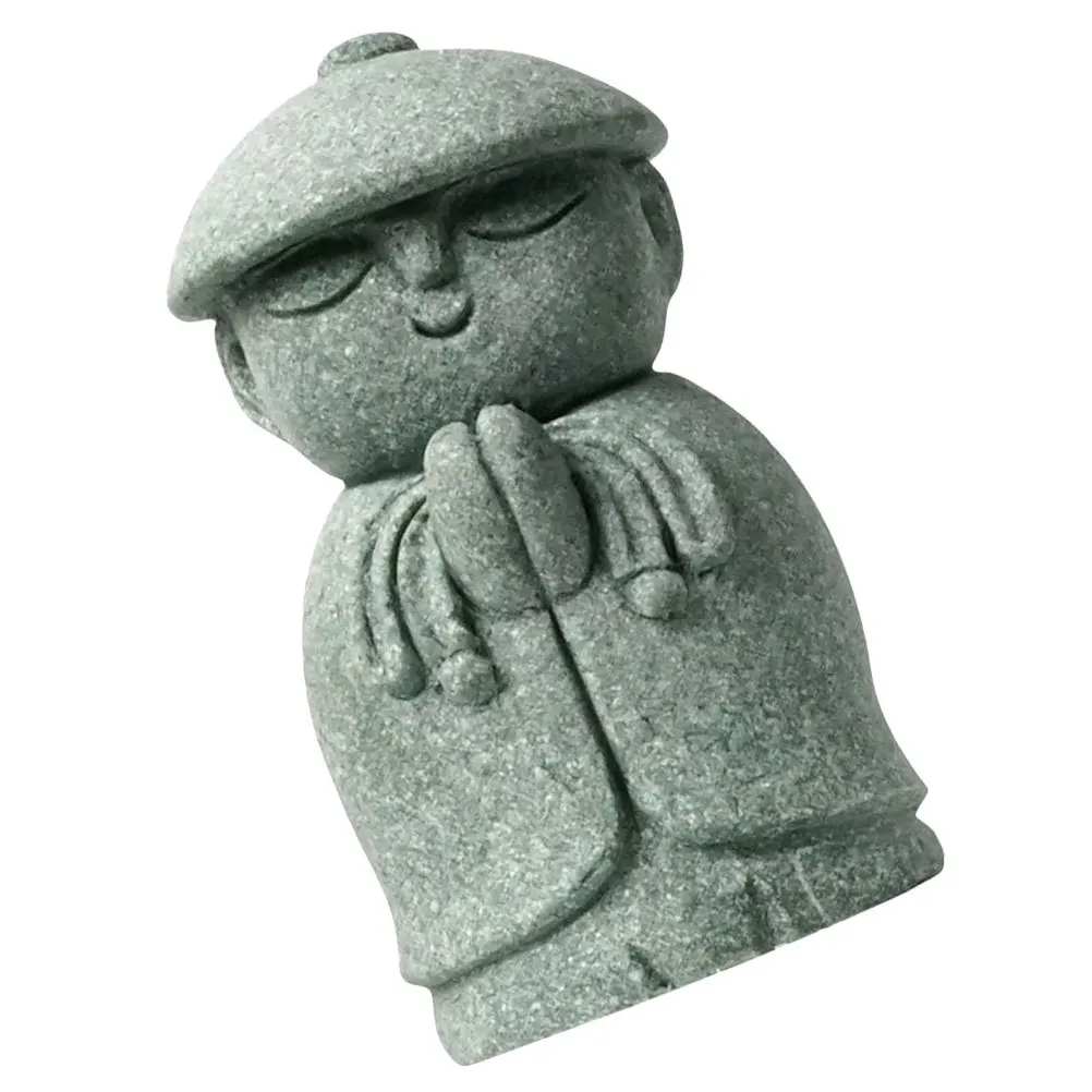 

Desktop Buddha Statue Exquisite Simple Appearance Unique Office Home Decoration Long Lasting Wear Resistance Zen Buddha