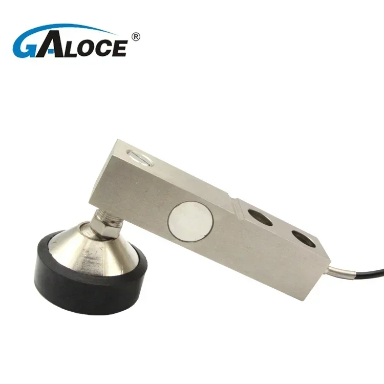 Portable High-Precision Shear Beam Load Cell Scale Sensor 1000KG with 4-Core Shielded Cable for Hopper Weight