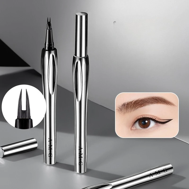 Wasserfester Augenbrauenstift – langlebig und wischfest, schafft natürliche Wildbrauen, 2-in-1-Dual-Ended-Design