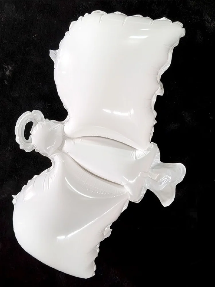 Ballon en aluminium d'ange blanc pur, pour cérémonie de célébration de mariage, baptême, Communion, ailes d'ange