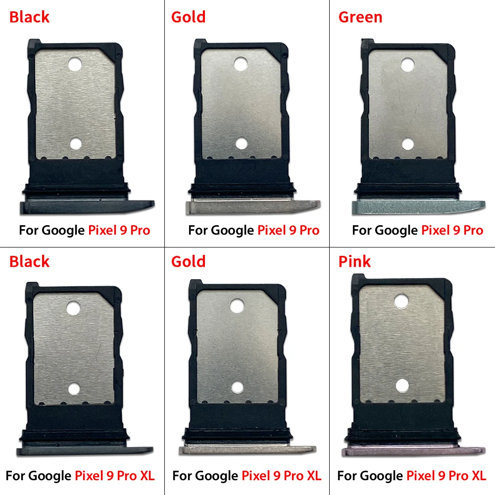 10 szt., NOWY uchwyt na kartę SIM, szuflada na chip, adapter gniazda, zamiennik do Google Pixel 7 7A 8 8A 9 10 Pro XL — zdjęcie produktu 6
