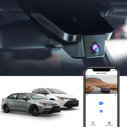 Fitcamx 4K Dash Cam for Toyota Corolla 2017-2024 (11th/12th Gen Sedan/Hatch/Altis) & Suzuki Swace, Seamless UHD DVR Integration