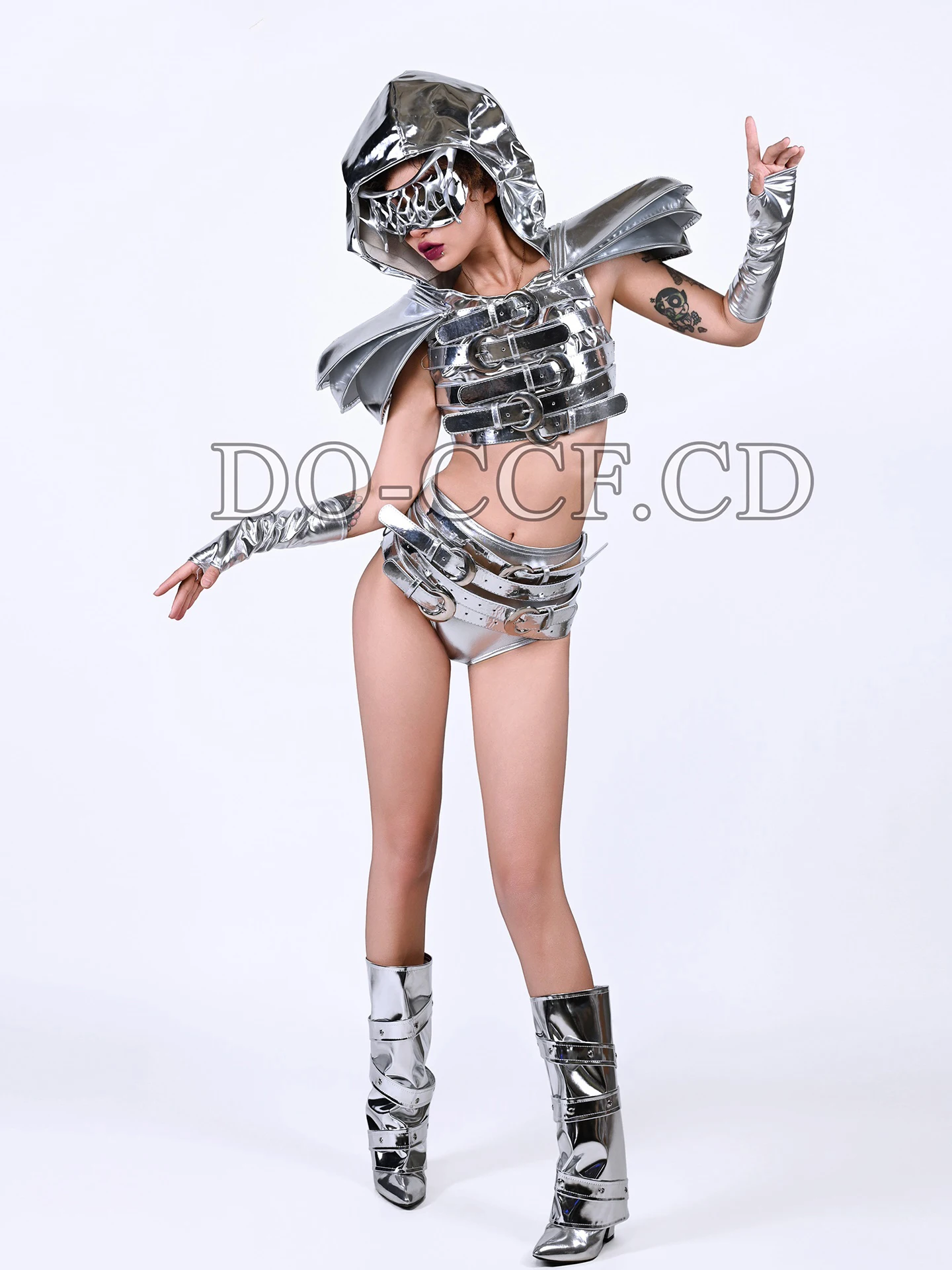 Kostium Sceniczny Tancerki Backup Gogo 2025 Grupy Klub Nocny Bar Dj Impreza Sukienka Damska Jazz Dance Drag Queen Strój Sceniczny DN21404