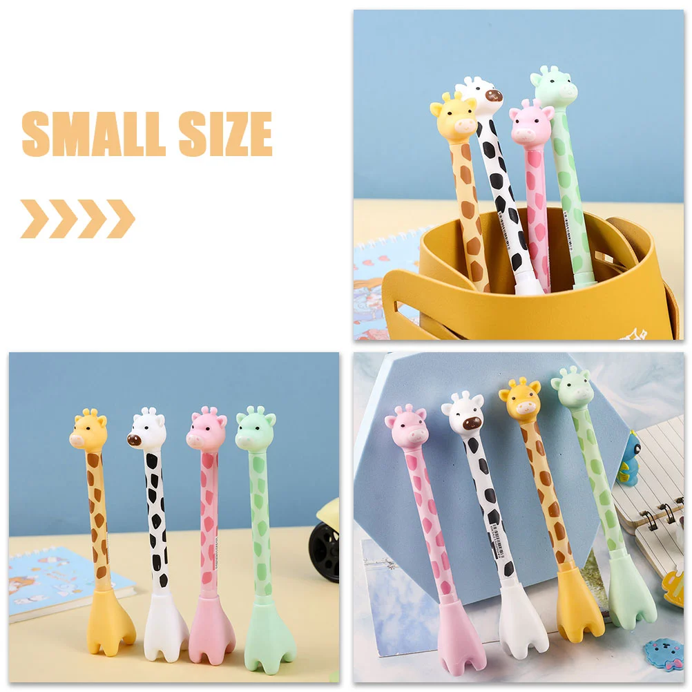 Imagem -05 - Giraffe Ballpoint Gel Pen para Estudantes Canetas de Assinatura Bonitos Prêmio Presentes Multiuso Escritório Bulk Writing 12 Pcs