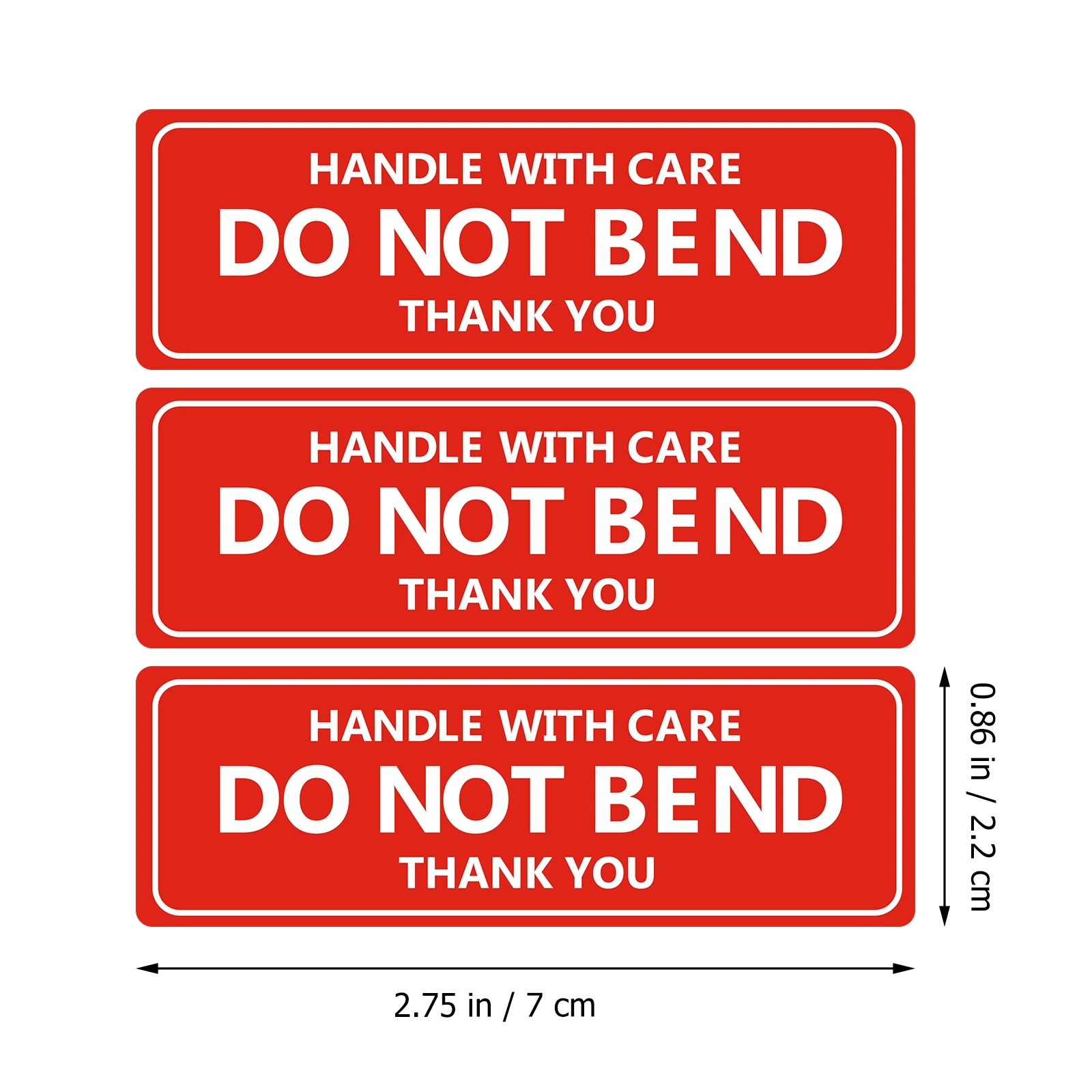 

Handle With Care Warning Stickers Fragile Label Shipping Packing Adhesive Labels For Cartons Drums Pallets Red