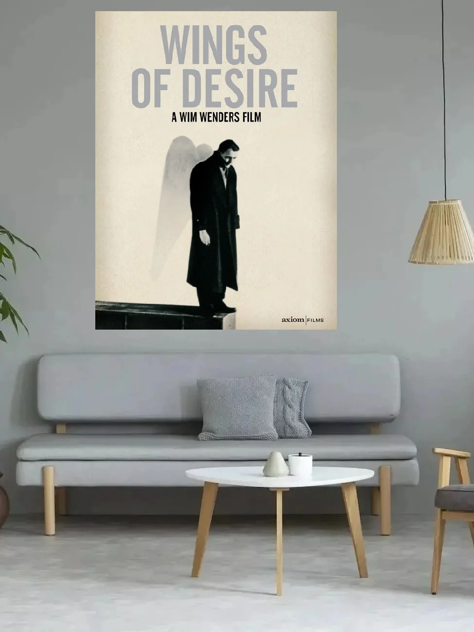 Wings of Desire Movie, Print Art Canvas Poster, For Living Room Decoration, Home Wall Decor Picture