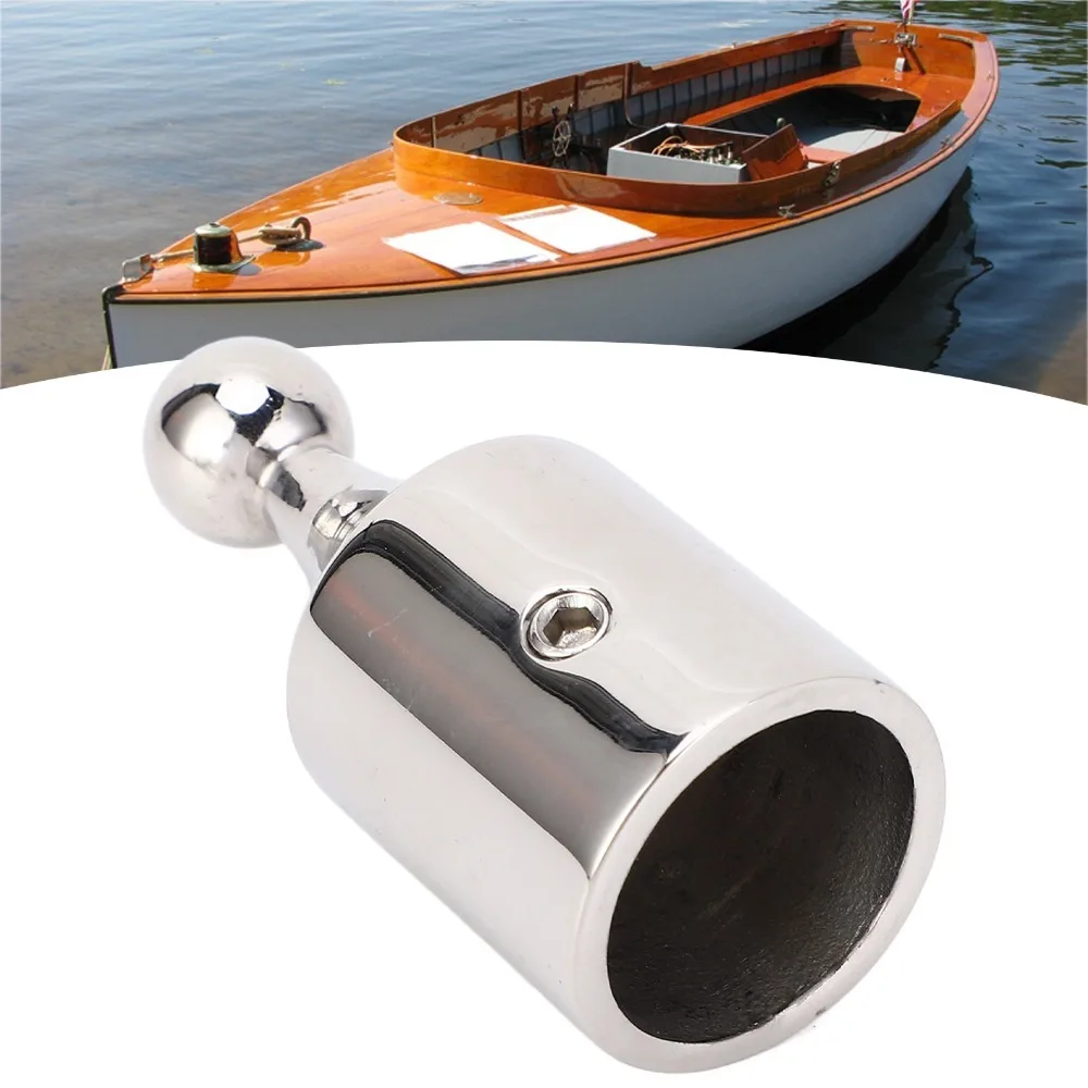 Practical 316 Stainless Steel Bimini Top Cap Surface Polishing Rustproof Bimini Top Hardware Boat Canopy Fitting Boat