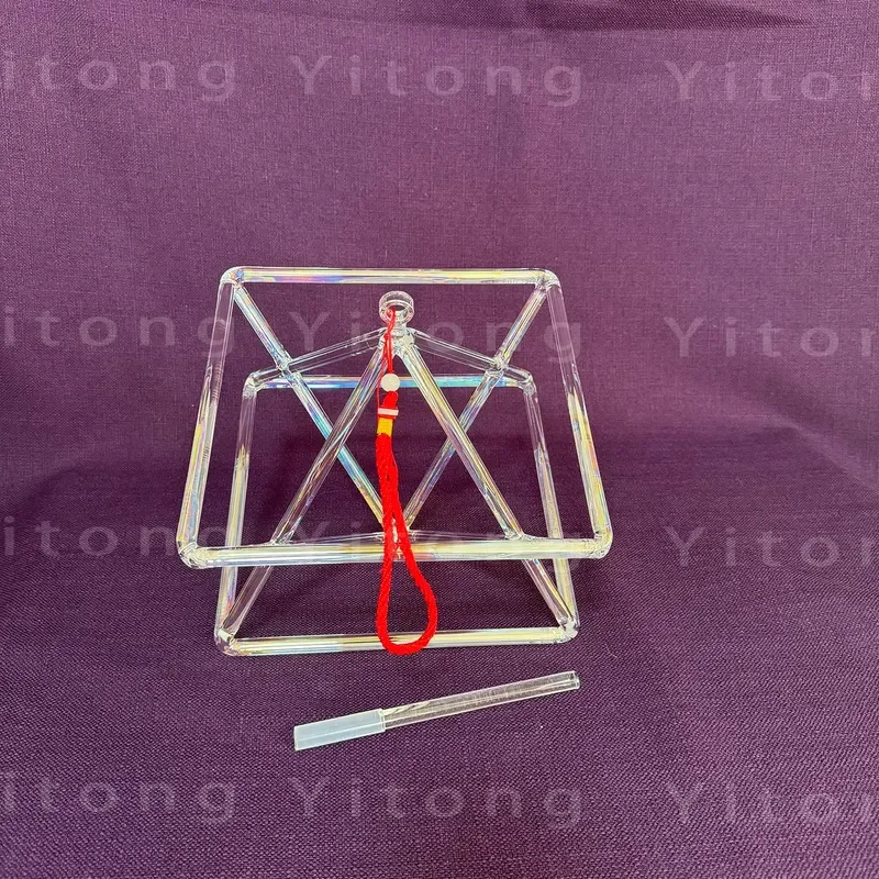 STAR LIN KUP Cosmic Singing Merkaba Quartz Pyramid Natural Crystal Healing Chakra Balancing Meditation Sound Therapy
