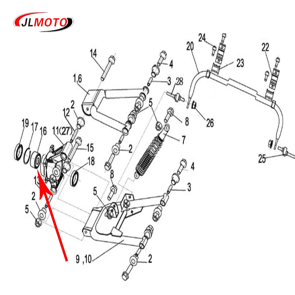 łożyska 34x58x24 DAC 3405824   AU0712 Pasuje do piasty koła ATV LINHAI 400 500 520 550 PN 70674 Honda — zdjęcie 4