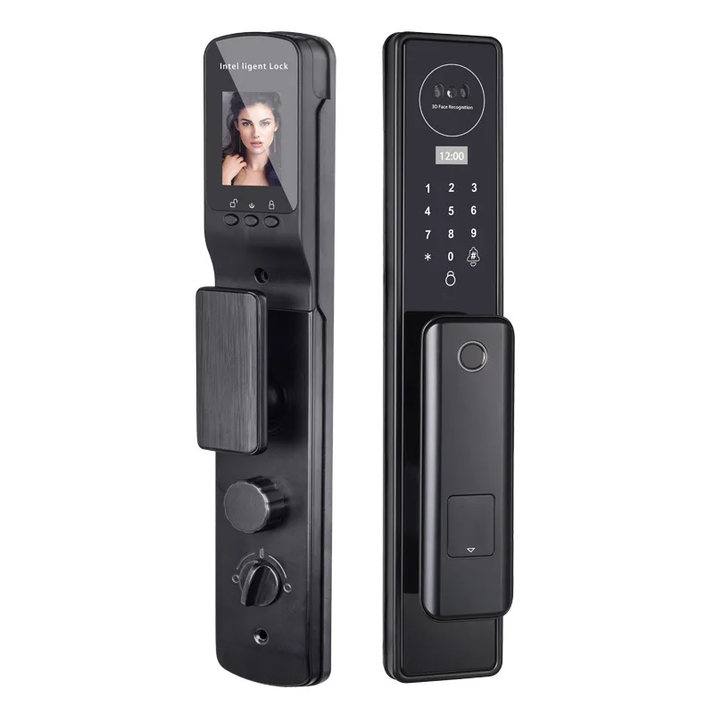 Face Fingerprint Recognition Electronic Cat Eye Can Be Captured Remotely Fully Automatic Electronic Intelligent Fingerprint Lock