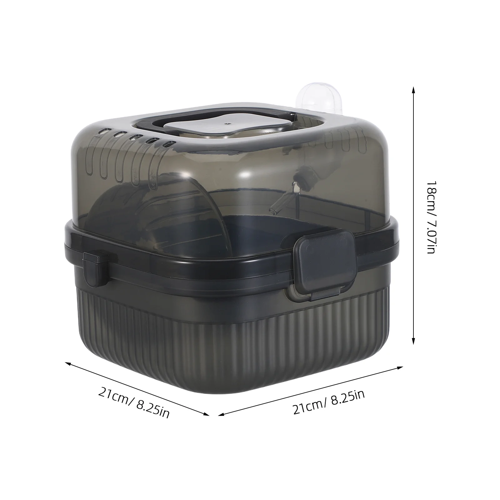 6 صندوق نقل قوي للحيوانات الأليفة للكلاب والقطط قفص حيوانات خفيف الوزن قابل للطي مع ألواح تهوية شبكية وإغلاق آمن