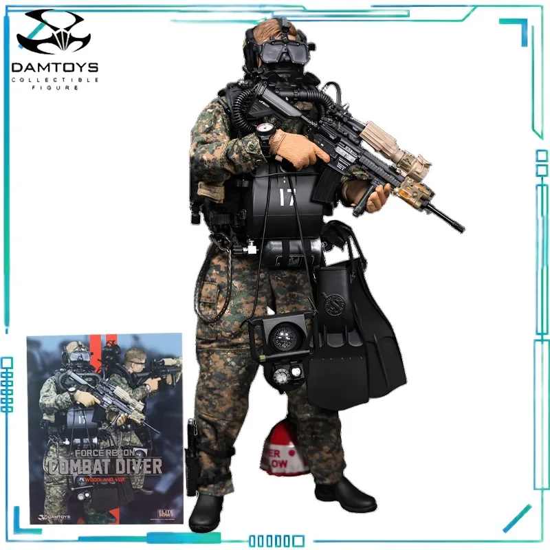 

DAMTOYS, оригинальная 78055, 1/6 USMC, корпус морской пехоты, расширяющаяся боевая дайверская лесная камуфляжная версия, готовая модель продукта