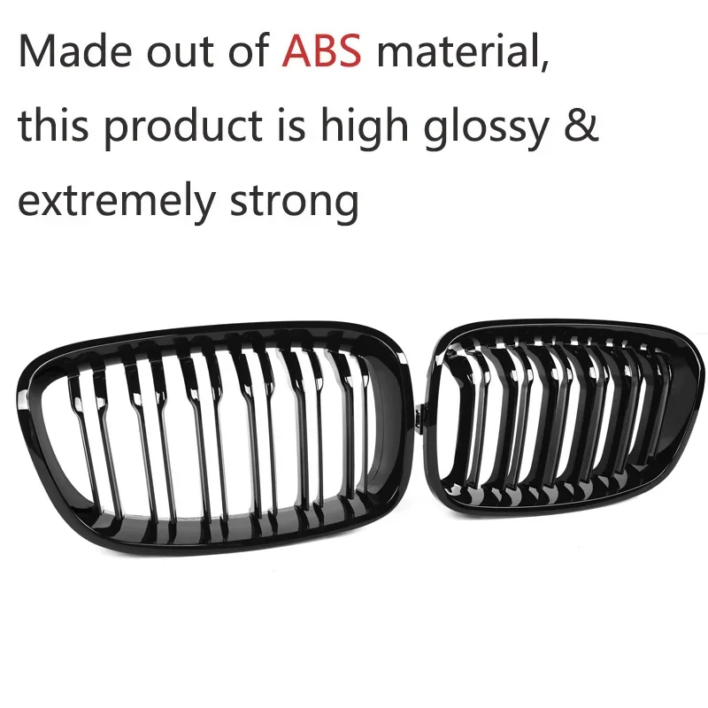 2012 - 2014 F20 Pre-LCI M Tri-color High Quality Abs Styling Car Front Kidney Grill for BMW 1 Series F20 F21 Bumper Grille Mesh