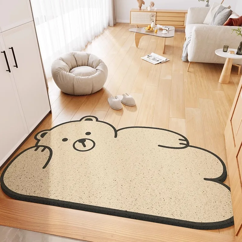 Entrance door wire circle, floor mat, entrance carpet, entrance hall, dirt resistant, dirt resistant, and can be cut