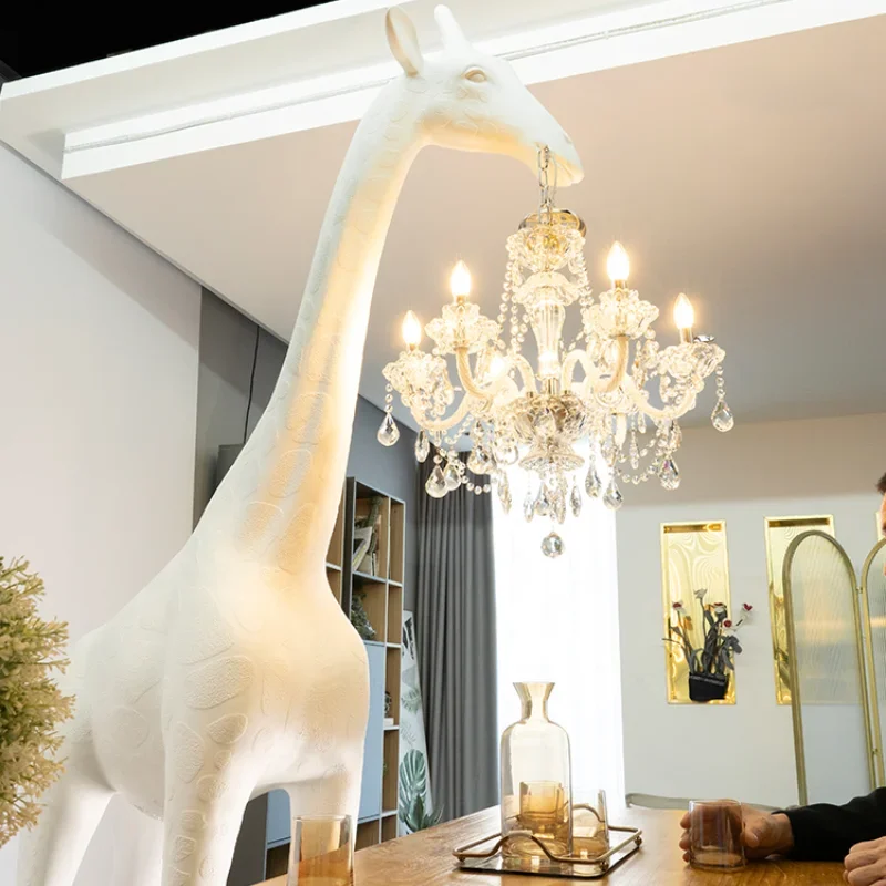 Giraffe Table Lamp Animal Floor Lamp Nordic Style Art Design Sense High Sense Villa Personality Creative Lamp