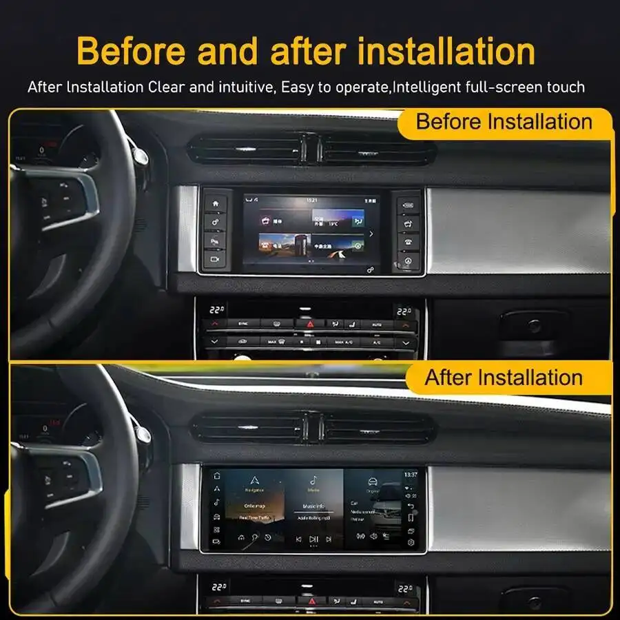 Android Head Unit Multimedia Player For Jaguar XF XFL 2016 2017 2018 Carplay WiFi Car Radio Screen Bluetooth 10.25