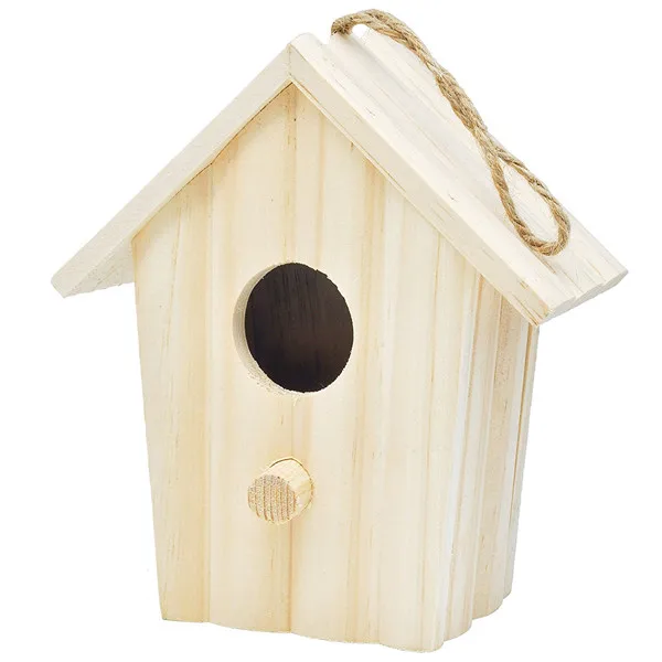 

China Factory Birdhouse Kits Natural Looking Wooden Birdhouse