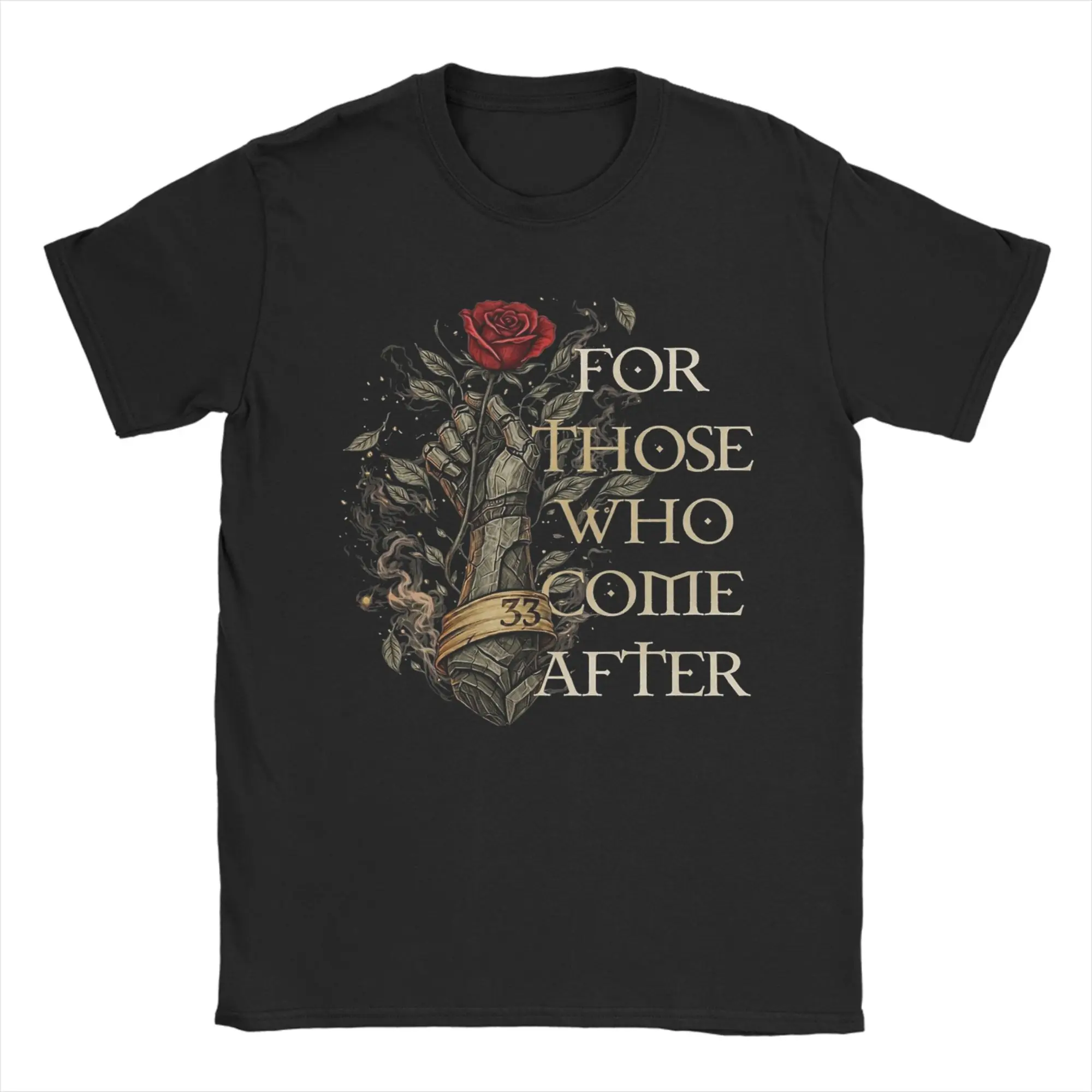 Expedition 33 Clairs Obscurs For Those Who Come After T Shirts for Men 100% Cotton T-Shirts Round Collar Tee Shirt Short Sleeve