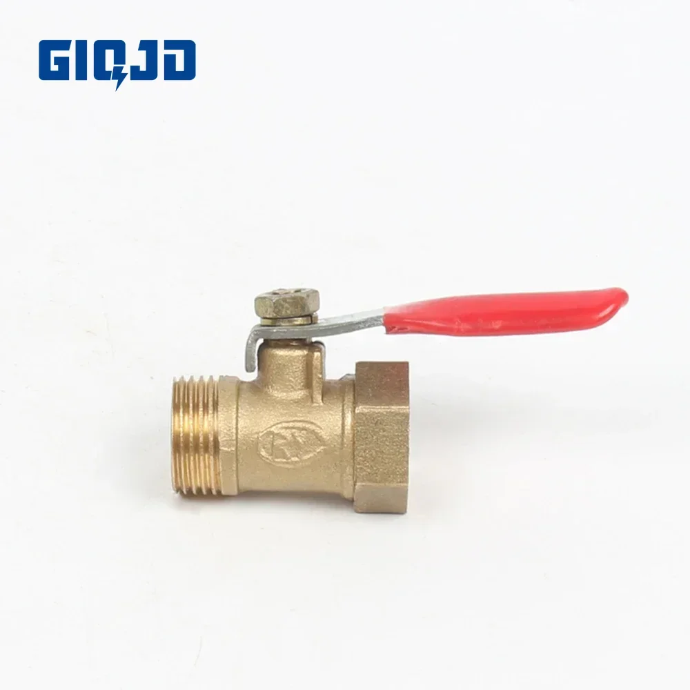 

Шаровой кран с внутренней/наружной резьбой 1/8 дюйма, 1/4 дюйма, 3/8 дюйма, 1/2 дюйма, латунный соединительный соединитель, фитинг для медных труб, переходник, латунный шаровой кран