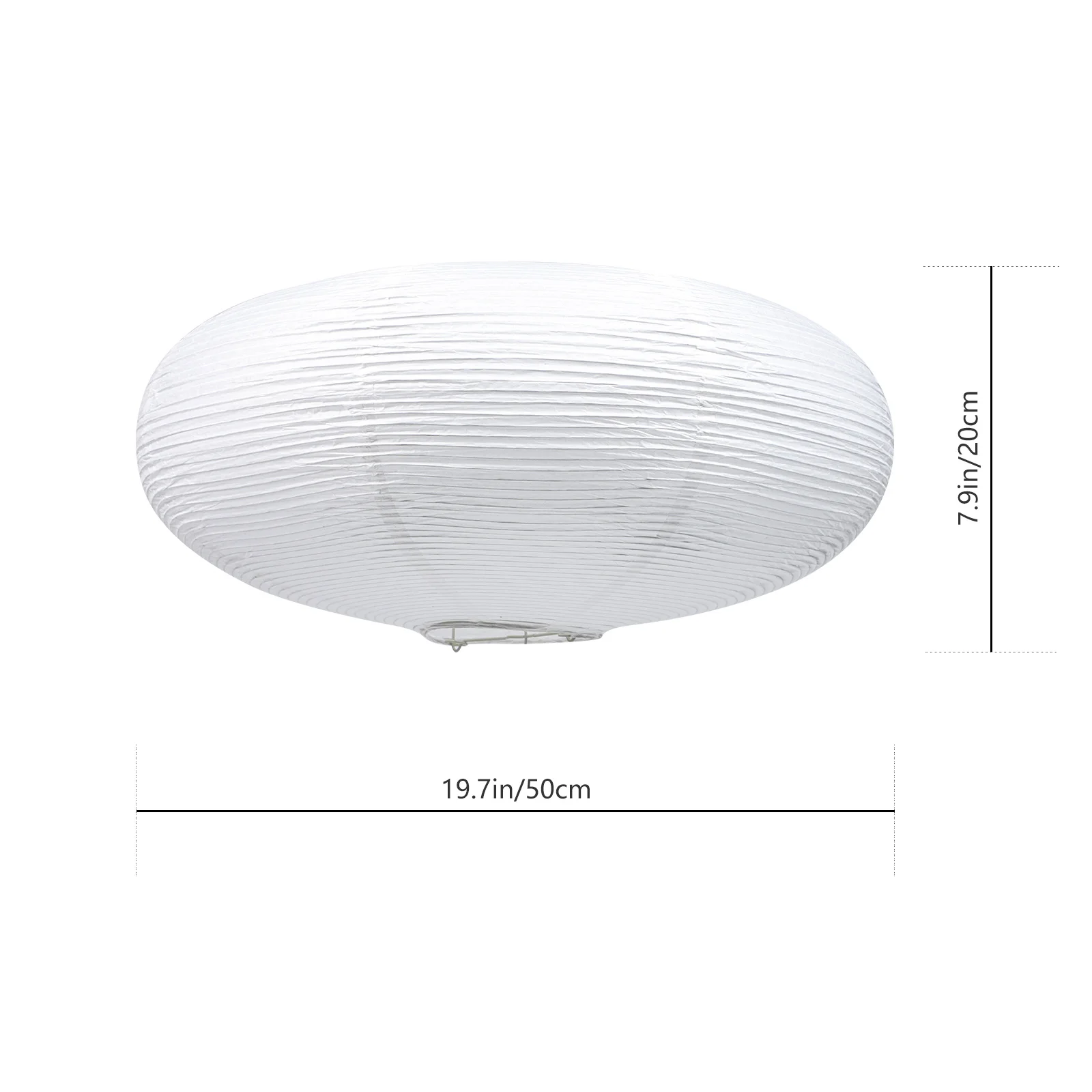 Paper Pendant Light Shade Simple Japanese style White paper LampShade bedroom home rastarant universal decor