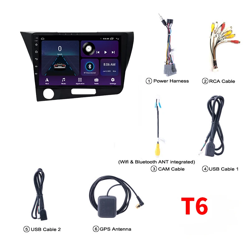 راديو السيارة التلقائي أندرويد لهوندا CRZ CR-Z 2010 - 2016 نظام تحديد المواقع والملاحة مشغل ستيريو لاسلكي Carplay 8 + 128G 2K شاشة تعمل باللمس فيديو #6