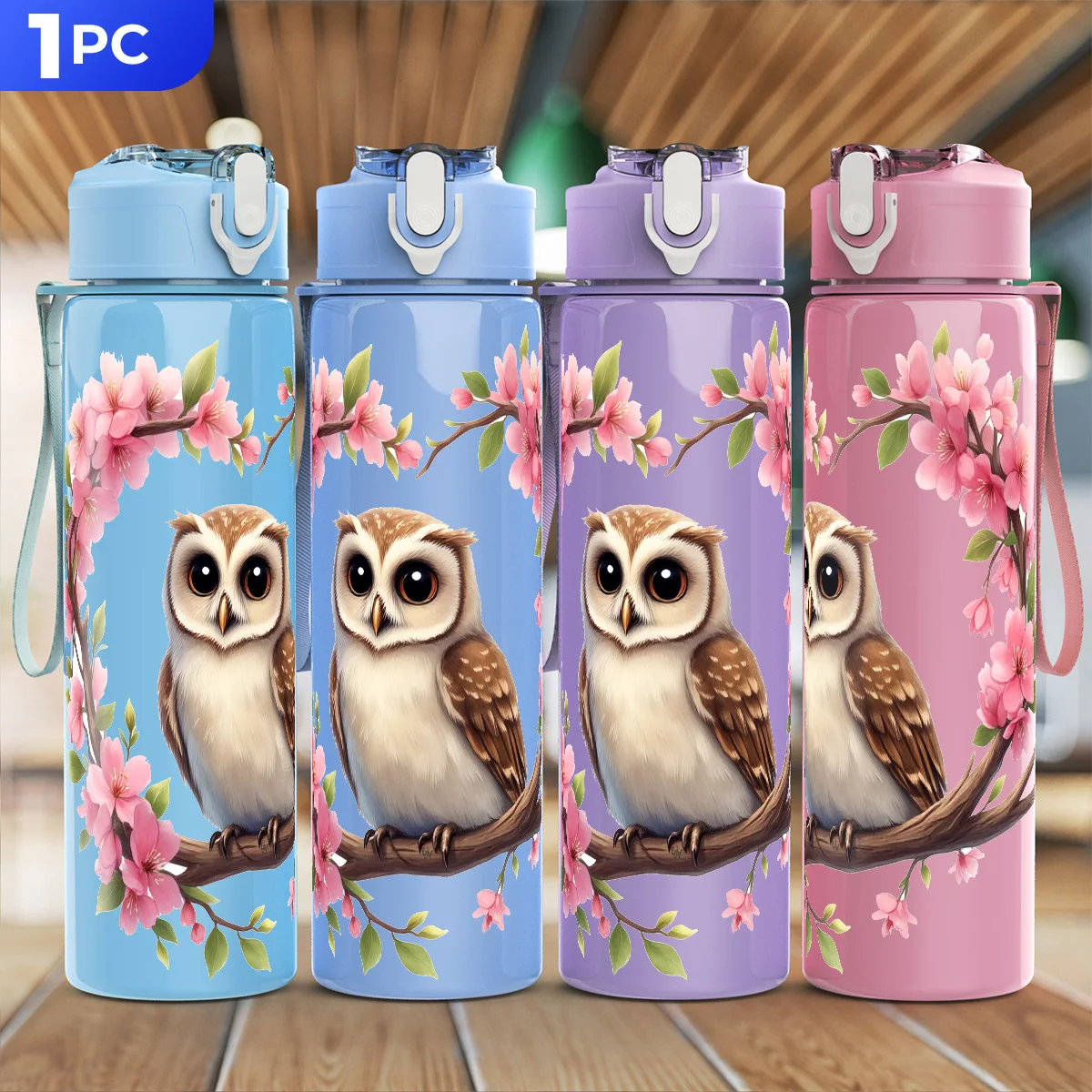 4Style 750ml Anime Water Cup Container Easy-Clean Portable R