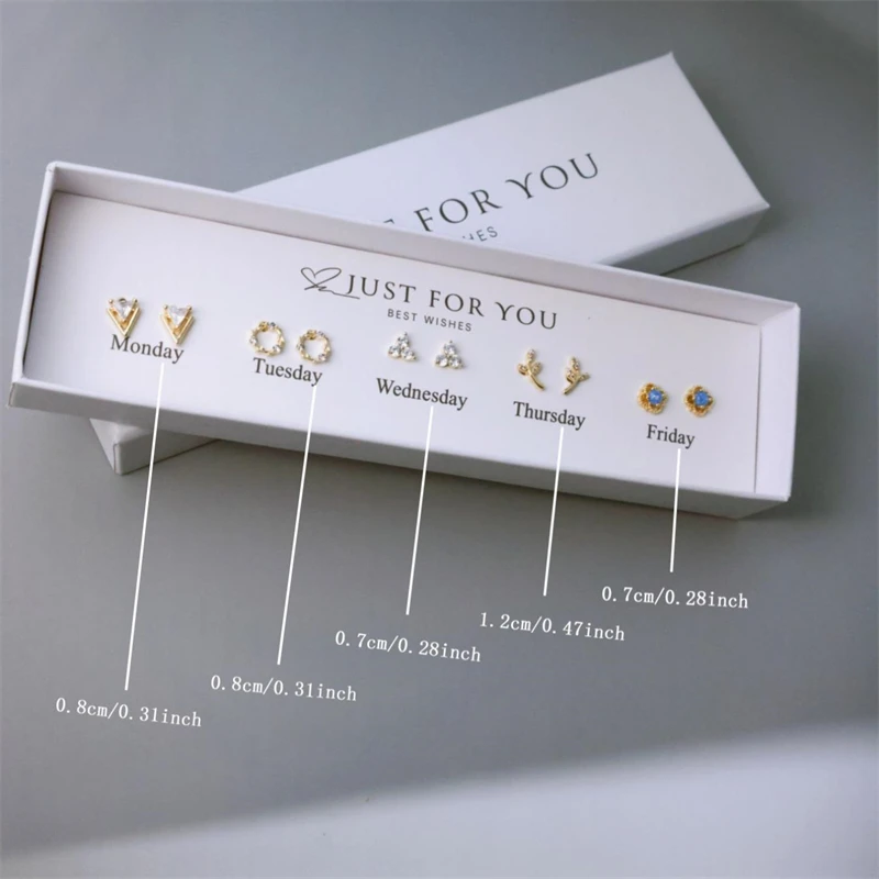 مجموعة علب هدايا مكونة من 10 علب هدايا من مادة النحاس البوهيمية القديمة للنساء، مجموعة أقراط عصرية وأنيقة ومتعددة الاستخدامات