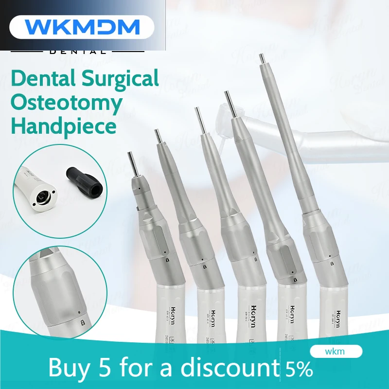 Best Quality den tal Low Speed Original 20 Degrees Angle Handpiece Micro Surgery Surgical Straight Handpieces for Dentist us ed