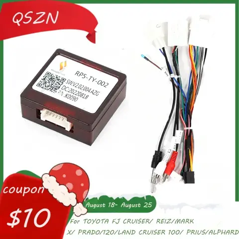 TOYOTA FJ CRUISER/ REIZ/MARK X/ PRADO/120/LAND CRUISER 100/ PRIUS/ALPHARD 배선 전원 케이블 자동차 라디오용 Canbus Box TY-SS-01 TOYOTA FJ CRUISER/ REIZ/MARK X/ PRADO/120/LAND CRUISER 100/ PRIUS/ALPHARD 배선 전원 케이블 자동차 라디오용 Canbus Box TY-SS-01